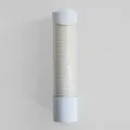 Dispensador de vasos desechables de pared soporte organizador de plástico para cocina - Caja de papel