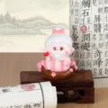 Figurine de vieil homme rose mignonne pour décoration de bureau et cadeau apaisant - Immortel Entremetteur