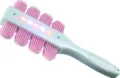 Cepillo de masaje para mascotas perros y gatos herramienta de aseo con luz LED. - 23x10.3x3cm / Rosa