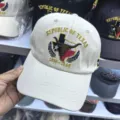 Casquette de baseball crème vintage avec broderie Republic of Texas 1836-1846 détaillée - Style Commémoratif République du Texas / Beige