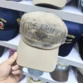 Casquette de baseball beige brodée US Army 250th Anniversary pour l'anniversaire - Style Commémoratif 250e Anniversaire de l'Armée / Kaki