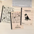 Leuke B5 katten notebook schattige cartoon cover dagboek stationery esthetisch boek - 3 Stuks Gemengd / B5