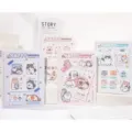 Lindo cuaderno de espiral B5 con adorables diseños de animales, ideal para estudiantes y notas. - B5 / Mascotas Felices / Pack surtido de 4
