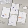 Joli carnet A5 avec couverture plastique et design de chat mignon pour usage quotidien ecrit. - Tuantuan Miaou - Ombre de Chat de Lumière Flottante / A5 80 Feuilles