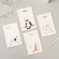 Joli carnet à spirale chat, bloc-notes ligné mignon pour l'école, le bureau et le quotidien. - Carnet Souple à Spirale A5 (Vie de Chat) / A5 64 Pages Unique