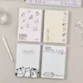 Cute cat planner notebook journal set with PVC cover, aesthetic daily diary for students and office. - Cute Baby Story - Mimi Diary (Mixed) / 36K (96 Sheets)
