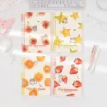 A5 cute fruit slice series loose leaf notebook set main view flat lay study stationery - Fruit Cat House (Mixed Covers) / A5 64 Sheets