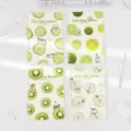A5 spiral loose-leaf notebook cute fruit slice series green lined student diary planner journal - Green Fruit Story (Mixed) / A5 64 Sheets