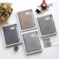 Fabric cover notebook planner set with gift box and pen, 36K 96 sheets daily journal diary. - To My Dear / 36K