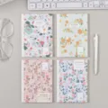 Cuaderno de notas floral plano A6 paginas rayadas cubierta suave material escolar. - Mix Floral / Tamaño A6