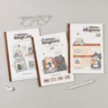 Cute B5 notebook with cat illustrations, ideal for school students, daily journaling and writing. - B5 / Cat's Ringtone (Maobuli) / 40 Sheets Glue-bound
