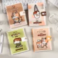 Cute plush notebook set with cartoon animal cover, magnetic buckle, ideal for daily journaling. - Cute Pet Dog Team (Assorted Covers) / 64K 96 Sheets