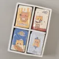 Set van vier Magic Minnie cartoon pocketnotitieboekjes met bakthema - Magische Bakkerij Serie (Gemengde Ontwerpen) / 100K/112 Vellen