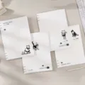 Minimalistisches A4-Loseblatt-Notizbuch mit 48 linierten Seiten und süßer Katze - A4 Ordner (48 Blatt Liniert)
