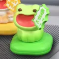 Creative screaming frog figurine cute desktop animal ornament for healing gift decor - Happy Frog (A) / Green