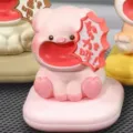Cute pink shouting pig figurine creative desktop ornament for home office décor - Hardworking Pig (B) / Pink