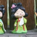 Close-up of a cute Tang Dynasty style girl resin figurine for elegant home decor - Ruolan Style
