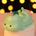 Adorable green dinosaur resin phone stand for desk cute animal ornament accessory - Dinosaur (DLM9001) / 9.5x5x5cm