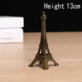 13cm Bronze finish Eiffel Tower miniature model figurine for home and office decor - 13cm / Antique Color