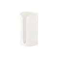 Organizador de bolsas de plástico de pared blanco minimalista para cocina y baño - Blanco