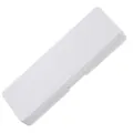 White plastic pencil case student stationery box minimalist storage organizer for school - Small Pencil Case / Gray