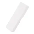 White plastic pencil case minimalist storage box for students school supplies stationery item - Small Pencil Case / White