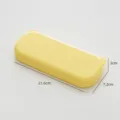 Astuccio per matite in plastica gialla macaron grande capacità per cancelleria scolastica - Giallo (astuccio orsetto)