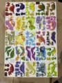 Set mit 20 farbenfrohen 3D-Cartoon-Dinosaurier-DIY-Schaumstoff-Puzzlekarten für Kinder. - Dinosaurier-Serie (25 Stück) / 25 Stück Nicht wiederholend