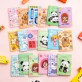 Cute mini pocket notebooks with lovely cartoon covers, portable memo pads for daily writing. - Random One
