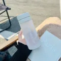 Minimalist frosted plastic portable water bottle for daily sports and outdoor travel use. - Matte Suede Style / 600mL / Light Gray