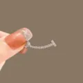 Mini smile diamond brooch exquisite silver tone lapel pin anti glare clothing accessory detail - Rhinestone Smiling Face / Silver