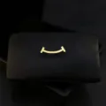 Gold smile brooch pin mini cute Japanese style anti glare collar decorative jewelry item - Polished Smiley Face / Gold