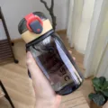 Tragbare direkte Trink-Plastik-Wasserflasche, große Kapazität, ideal für Outdoor-Sport. - 400ml / Grau