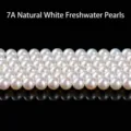 7A natürliche weiße Süßwasserperlen für die DIY-Schmuckherstellung - 7A Aurora Makellose Runde Perle / 3mm Packung / Weiß