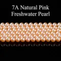 Natürliche rosafarbene 7A-Süßwasserperlen für die DIY-Schmuckherstellung - 7A Aurora Makellose Runde Perle / 4mm Packung / Rosa