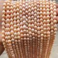 Natuurlijke roze zoetwaterrijstparels voor DIY-sieraden maken en kettingen knutselen - 1A Kwaliteit Natuurlijke Roze Zoetwaterparel Rijstparels / 7-8mm (Ongeveer 48 Stuks)