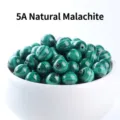 Natural green malachite round beads 5A grade loose stones for DIY jewelry bracelets - Single Bead 6mm / 5A Grade Natural Malachite Green