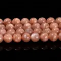3A-Qualität natürliche Sonnenstein-Perlen 4mm für DIY-Schmuckzubehör - 6mm (ca. 60 Stk.) / Orange (Grad 3A)
