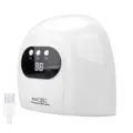 Primer plano de la lámpara de uñas LED UV USB S3 con botones de temporizador - Modelo S3 USB / Blanco