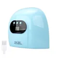 Lámpara de uñas UV LED USB S3 azul claro con pantalla digital y 3 modos de temporizador - Modelo S3 USB / Azul
