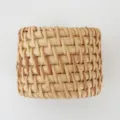 Handmade natural woven rattan napkin ring rustic table decor for home hotel use - Tan