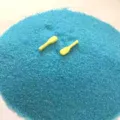 Pair of miniature yellow plastic paddles on blue decorative sand for sea landscape DIY - Paddle / Pair (2cm) / Yellow