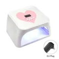 Lámpara de uñas profesional de 60 LED con diseño de corazón rosa y enchufe europeo - Corazón Rosa / Enchufe UE