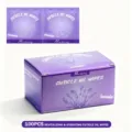 Salviette all'olio per cuticole alla lavanda rivitalizzanti 100pz per la cura delle unghie - Normale (100 Pezzi/Confezione) / Lavanda