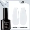 7,5 ml klarer Nagellack mit glänzenden und matten Top-Coat-Effekten im Detail - 001 (Klar)