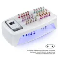 Professional 258W UV LED nail lamp with large space and European standard plug adapter. - Press-on Nail Lamp EU Plug