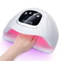 Professional Sun X15 Max UV LED nail lamp with EU plug adapter for gel manicures - SUNX15MAX/66 Red Light Beads EU Plug