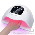 SUN X15 MAX professional UV LED nail lamp featuring red light and US standard plug - SUNX15MAX/66 Red Light Beads US Plug