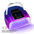 Kabellose S20 MAX UV LED Nagellampe mit EU-Stecker für schnelle Trocknung von Gel - Galvanisierter Wiederaufladbarer EU-Stecker