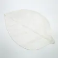 Tovaglietta di carta a forma di foglia bianca tappetino da tavolo per sala da pranzo DIY - Bianco
